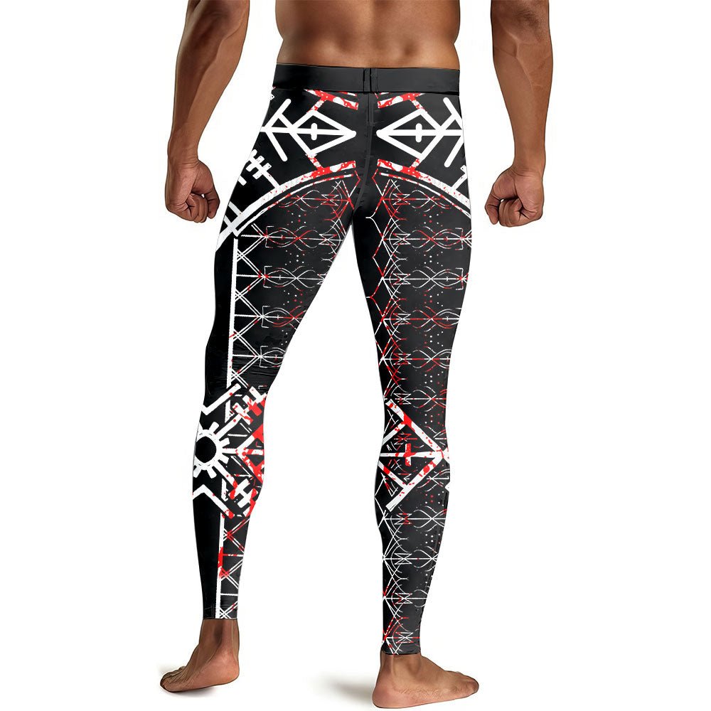 Sol Rune Men's Compression Leggings - BattleFitGear