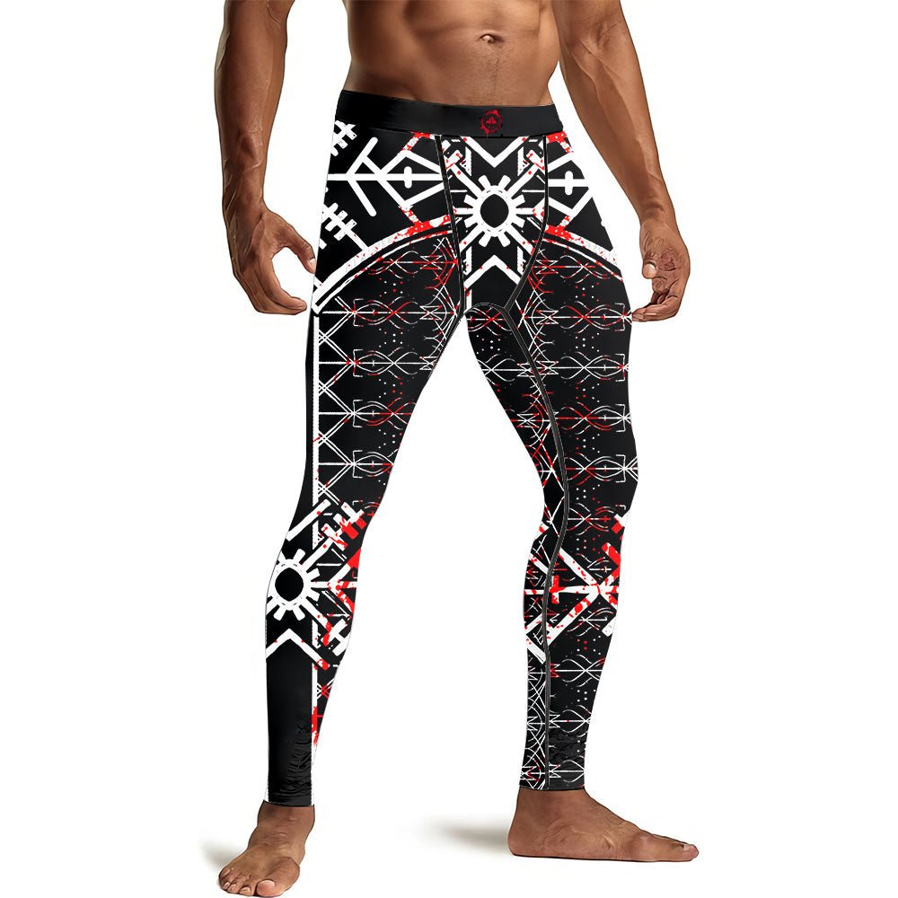 Sol Rune Men's Compression Leggings - BattleFitGear