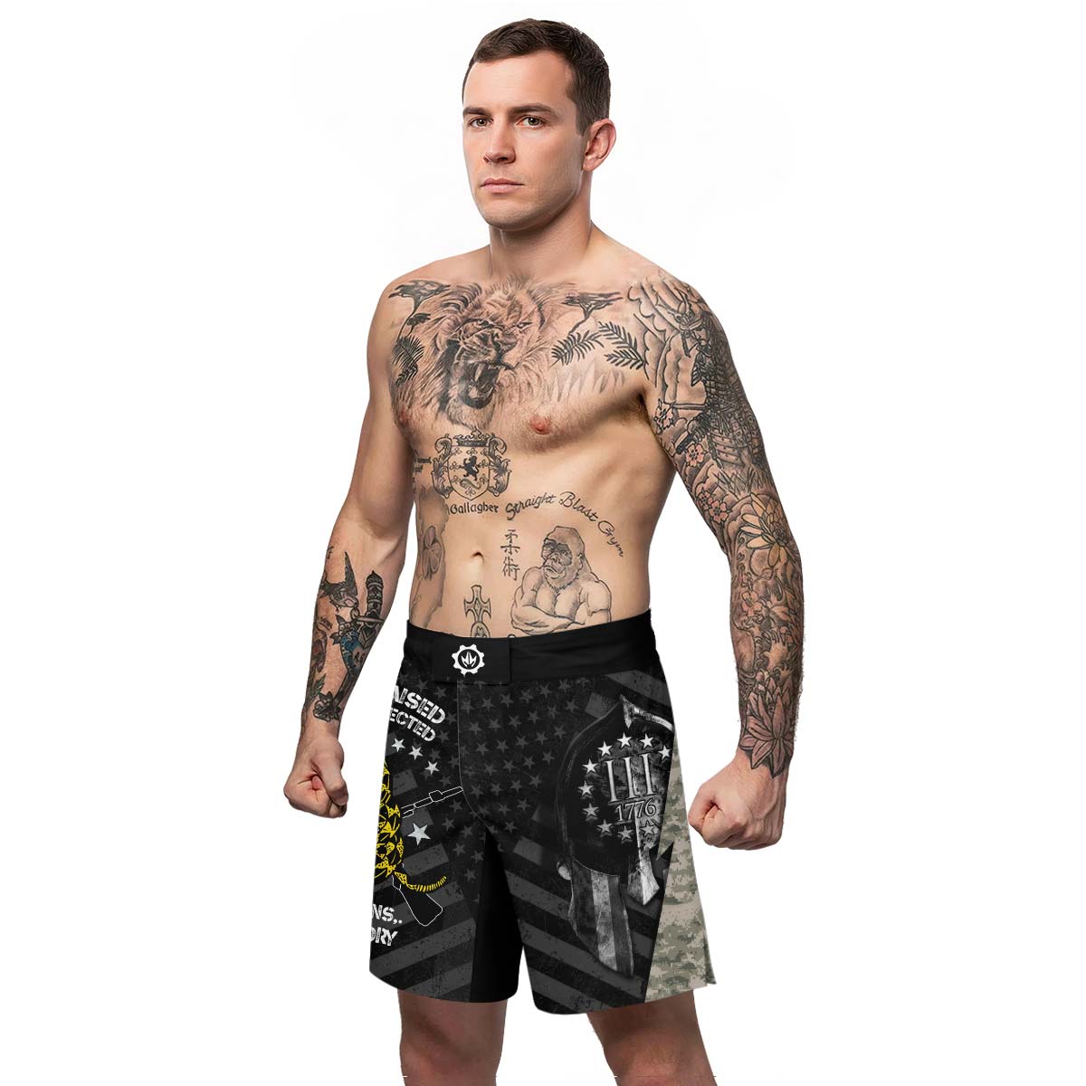 Spartan Army Fight Shorts