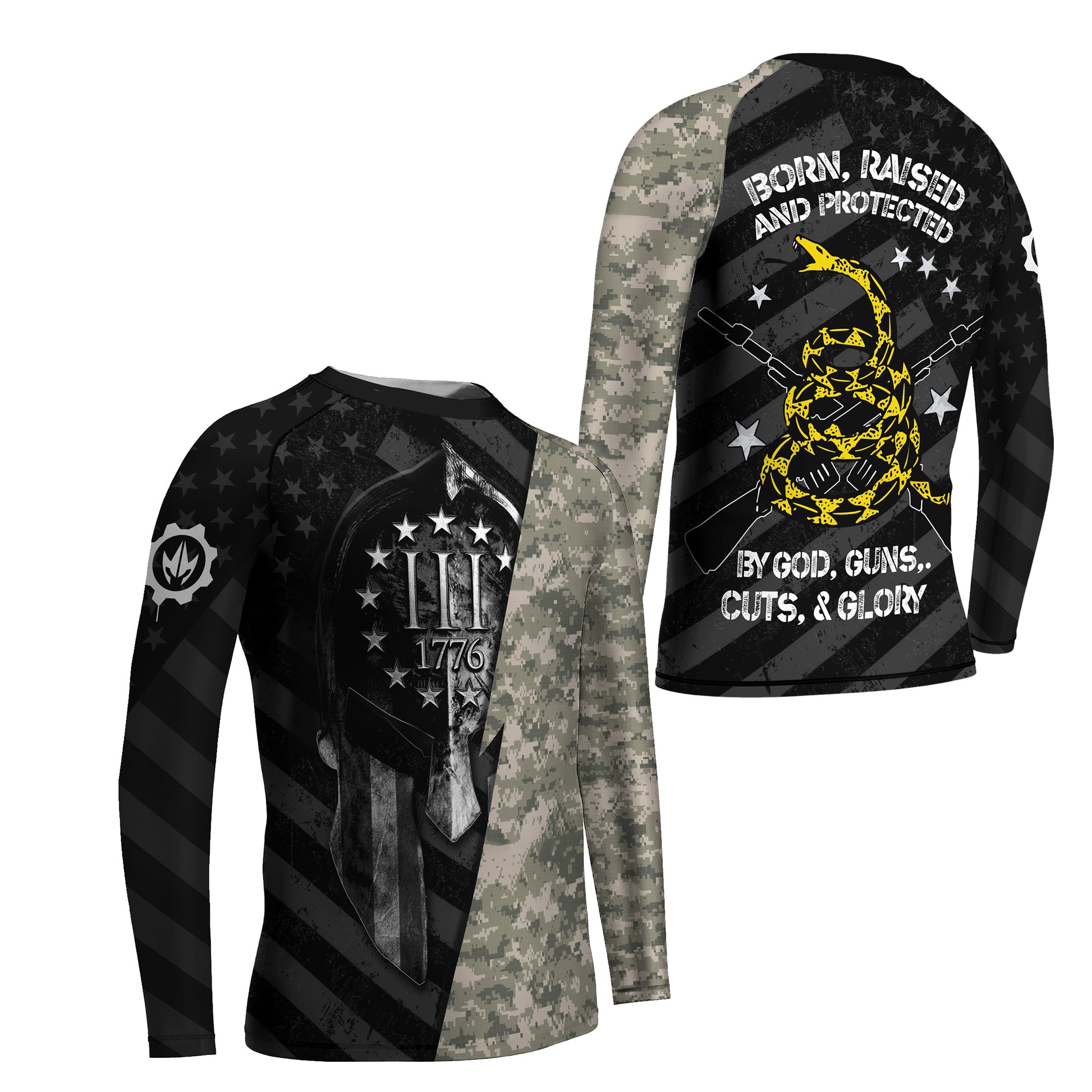 Spartan Army Kids Rash Guard