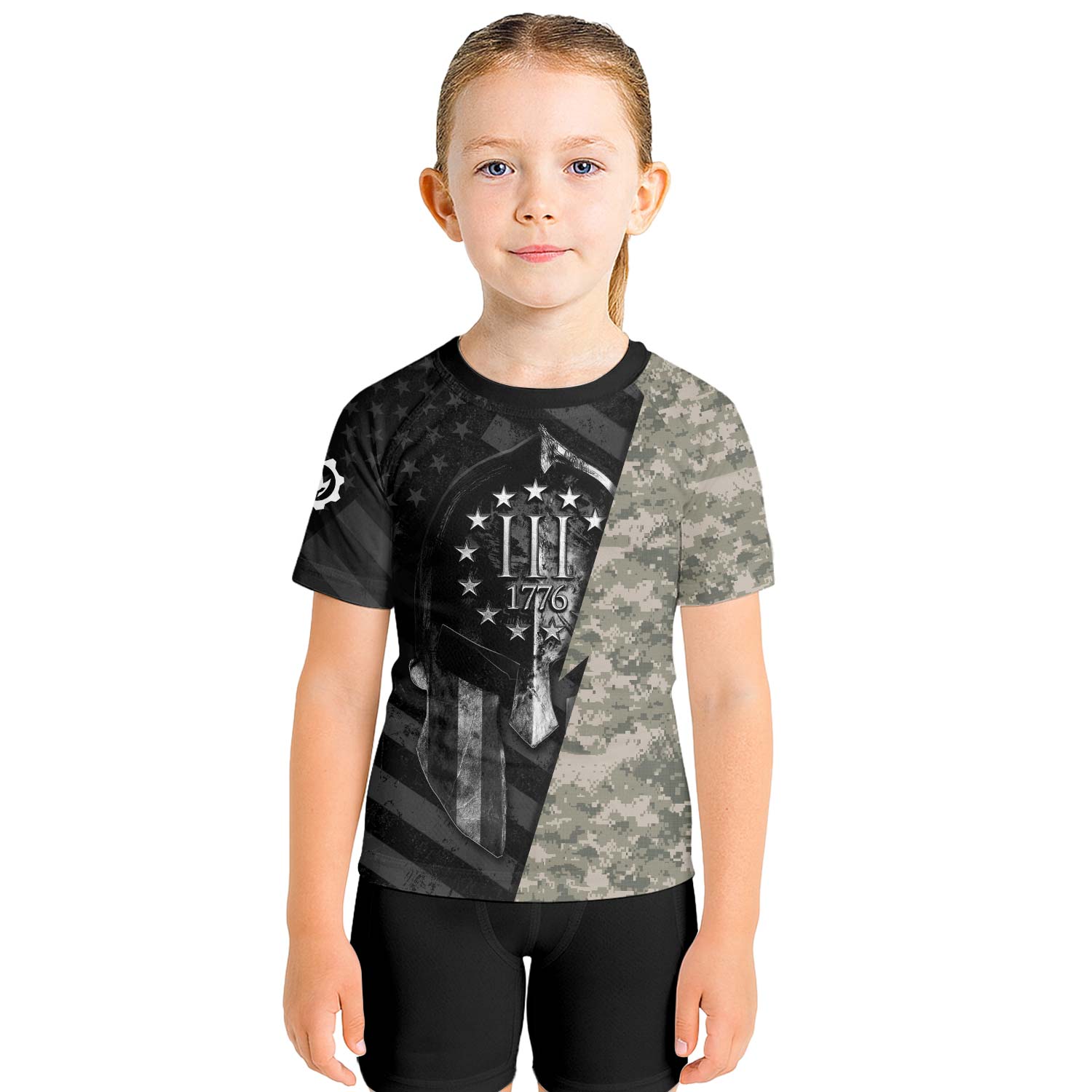 Spartan Army Kids Rash Guard