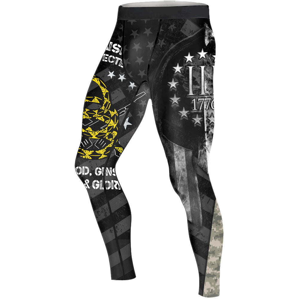 Spartan Army Men's Compression Leggings