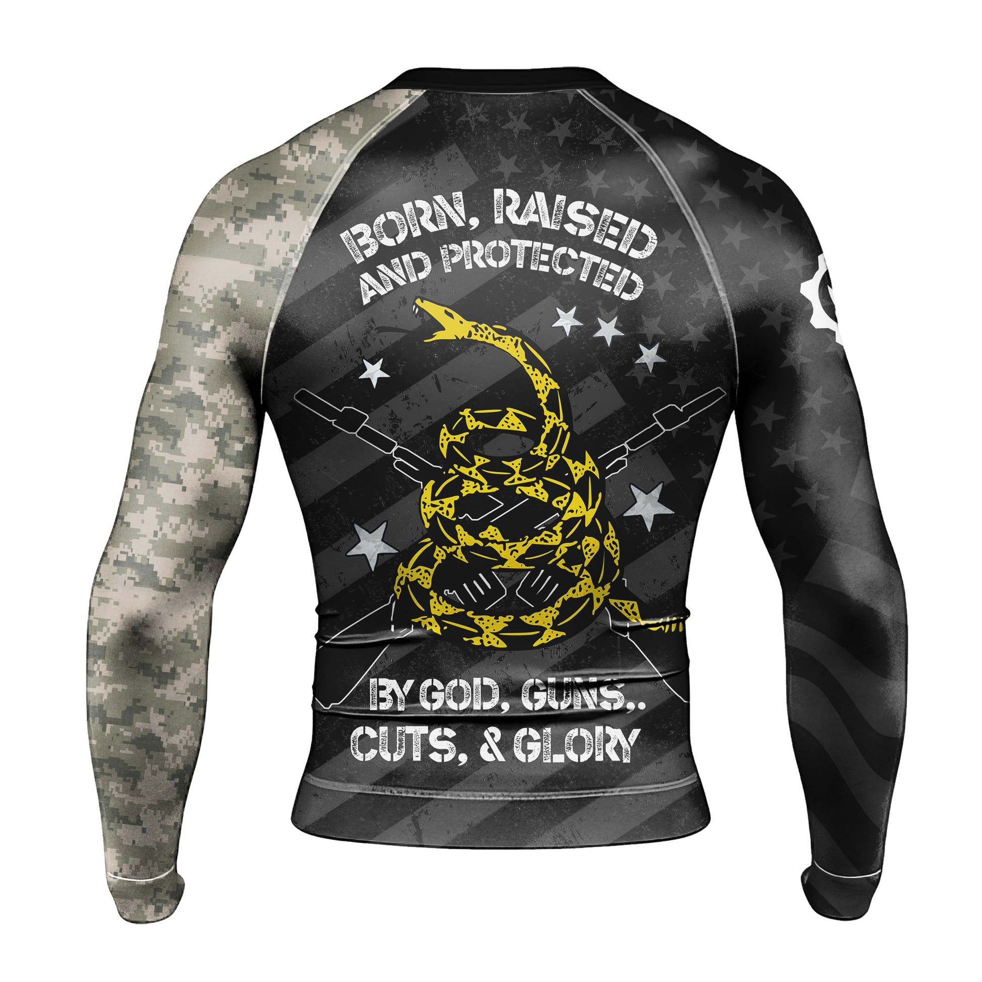 Spartan Army Men's Long Sleeve Rash Guard