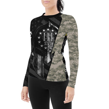 Spartan Army Women's Long Sleeve Rash Guard
