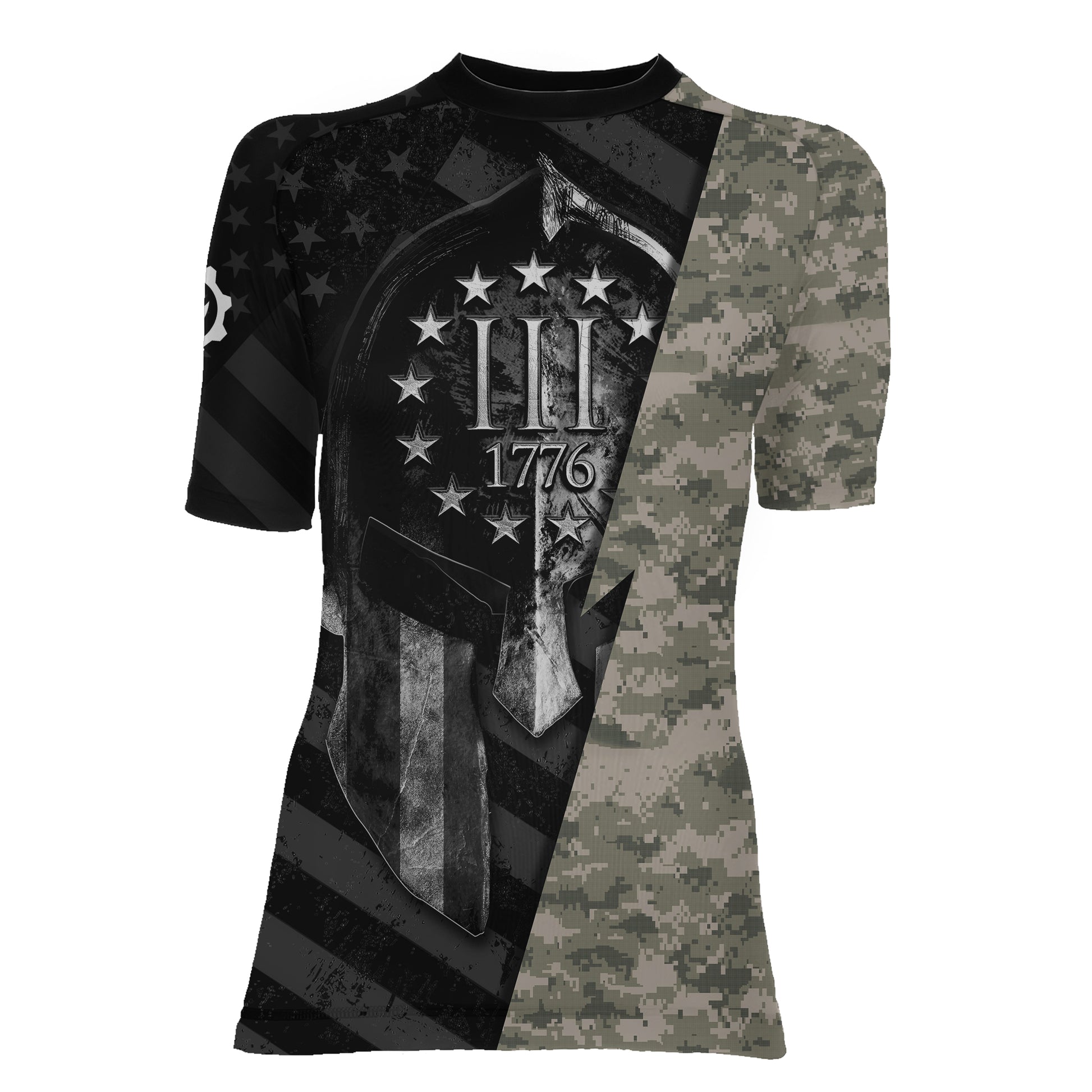 Spartan Army Women's Short Sleeve Rash Guard