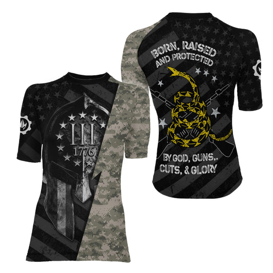 Spartan Army Women's Short Sleeve Rash Guard