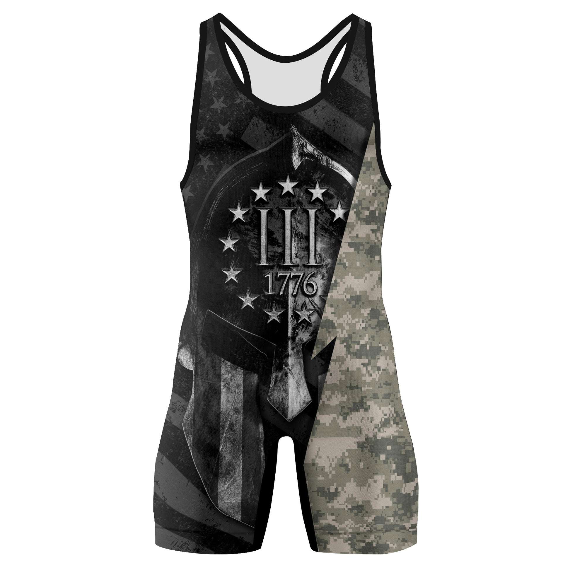 Spartan Army Wrestling Singlets