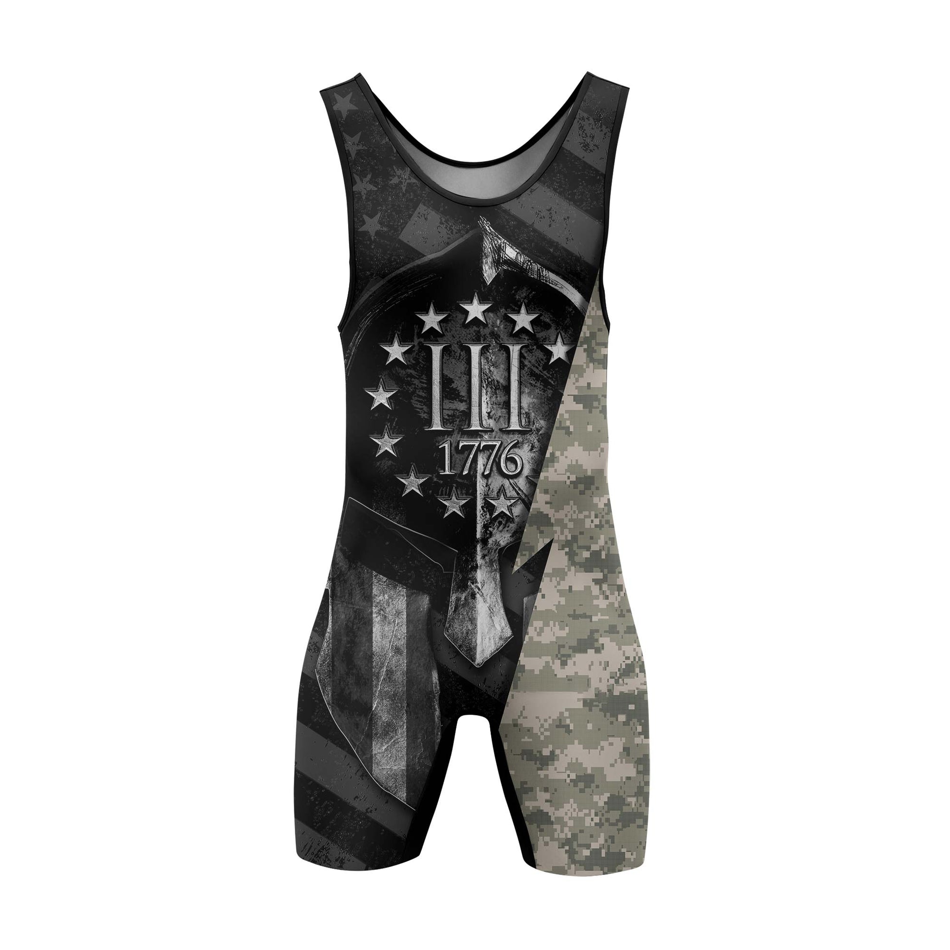 Spartan Army Wrestling Singlets