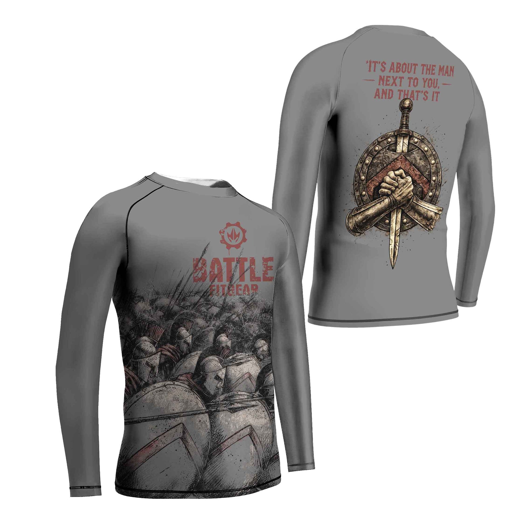 Spartan Brotherhood Kids Rash Guard
