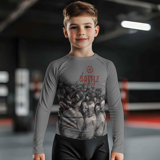 Spartan Brotherhood Kids Rash Guard