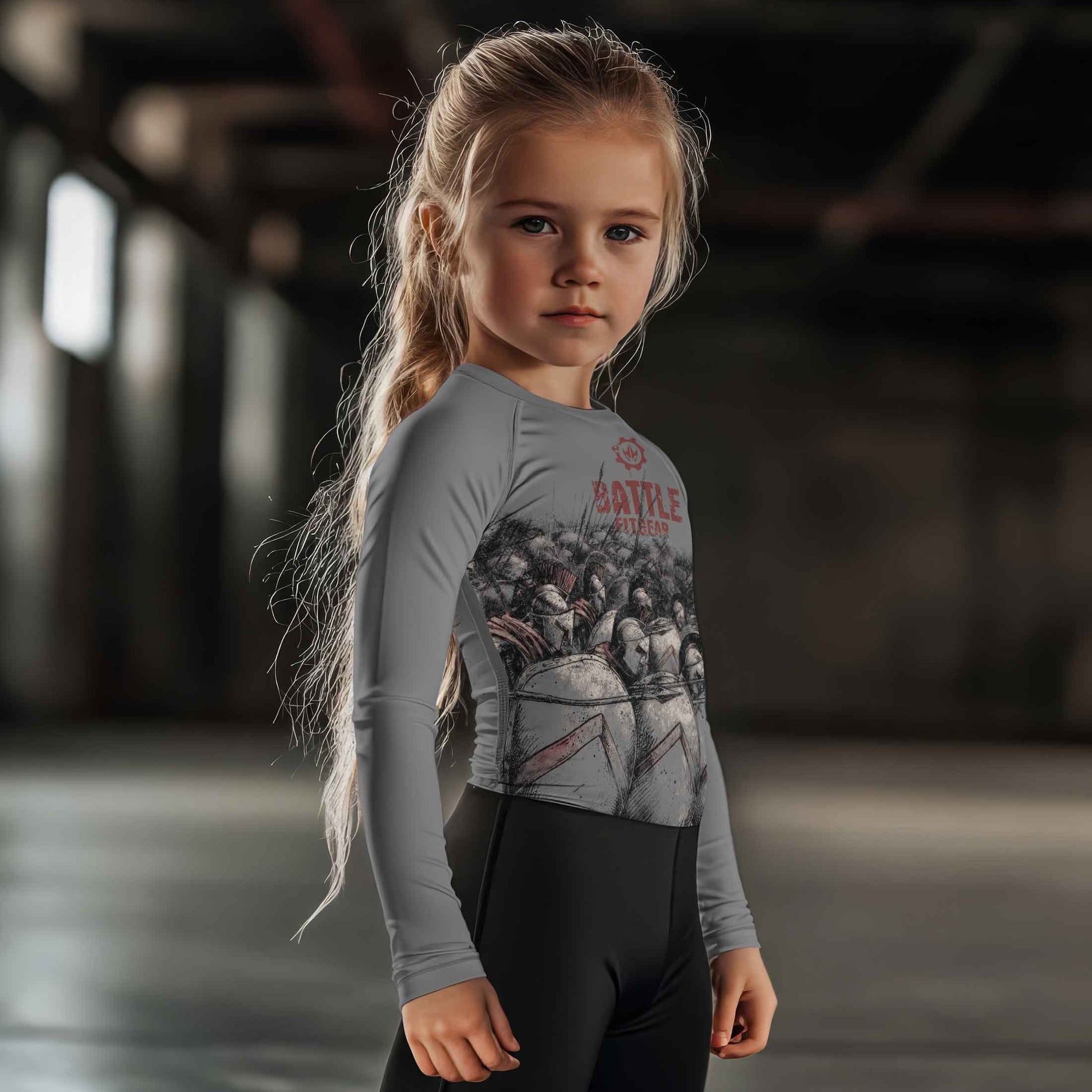 Spartan Brotherhood Kids Rash Guard