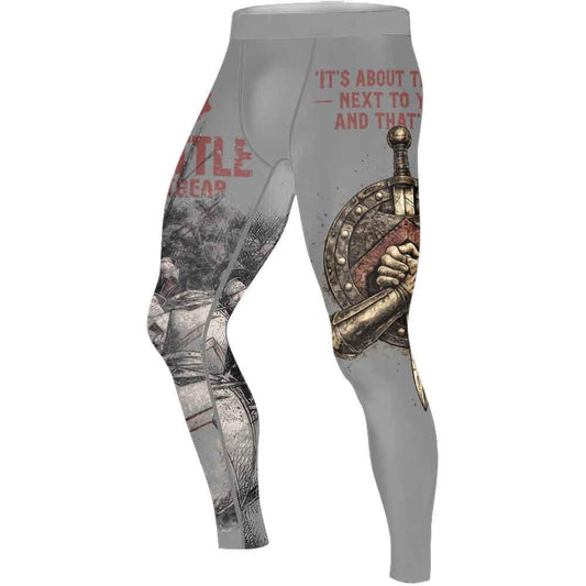 Spartan Brotherhood Men's Compression Leggings