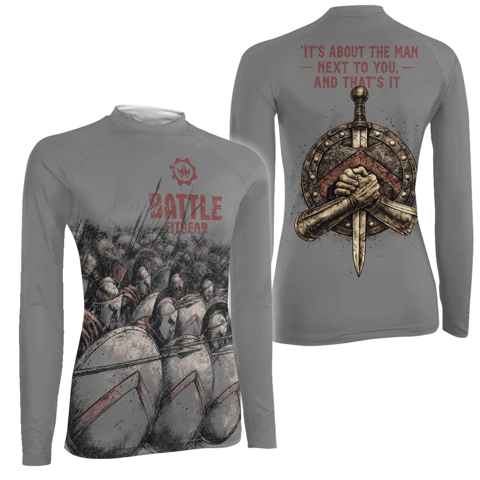 Spartan Brotherhood Women's Long Sleeve Rash Guard