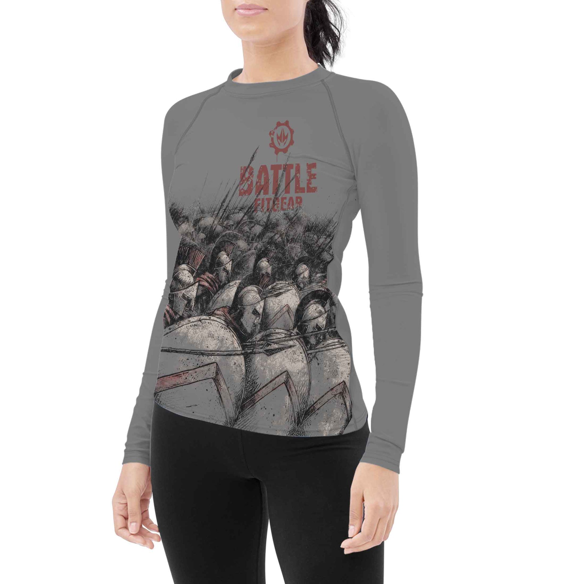 Spartan Brotherhood Women's Long Sleeve Rash Guard