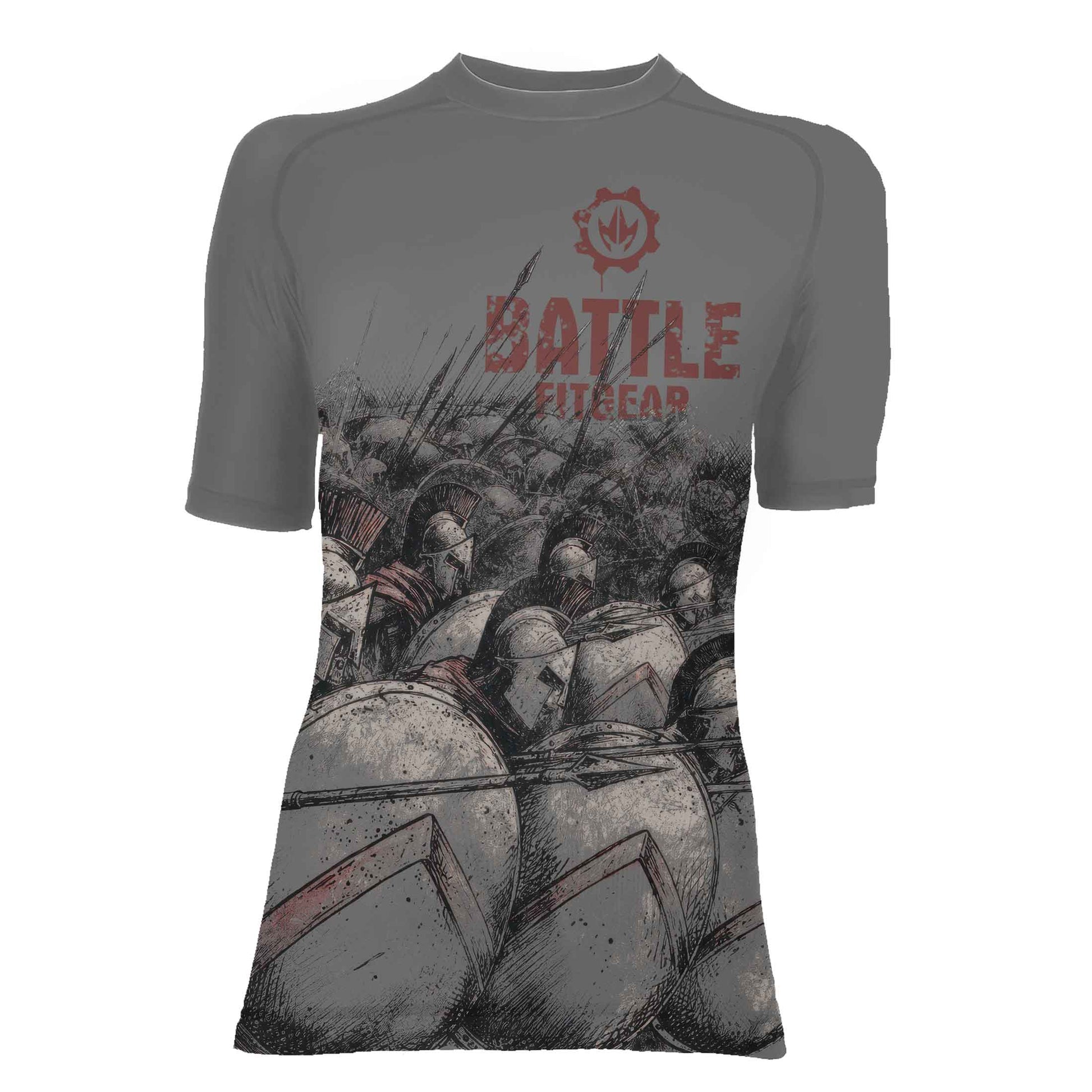 Spartan Brotherhood Women's Short Sleeve Rash Guard