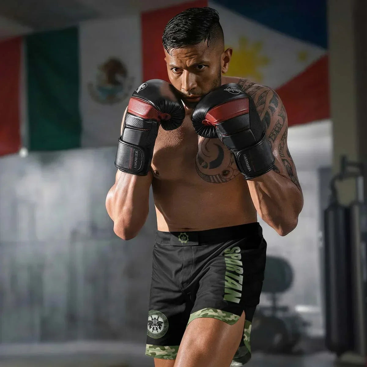 Spartan Camouflage Fight Shorts