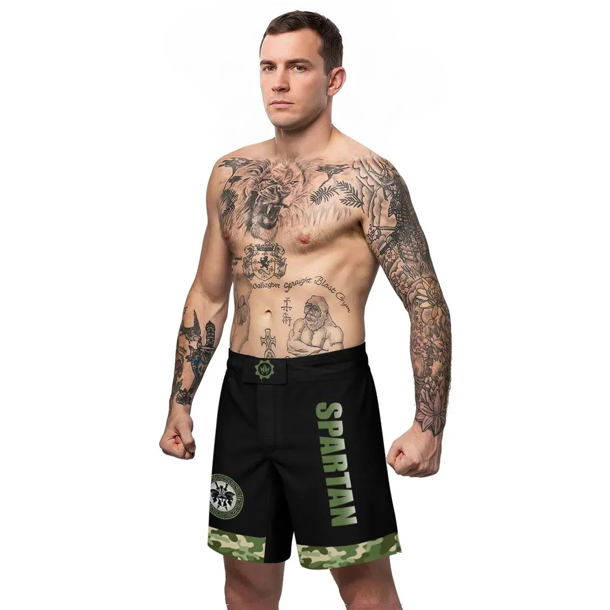 Spartan Camouflage Fight Shorts
