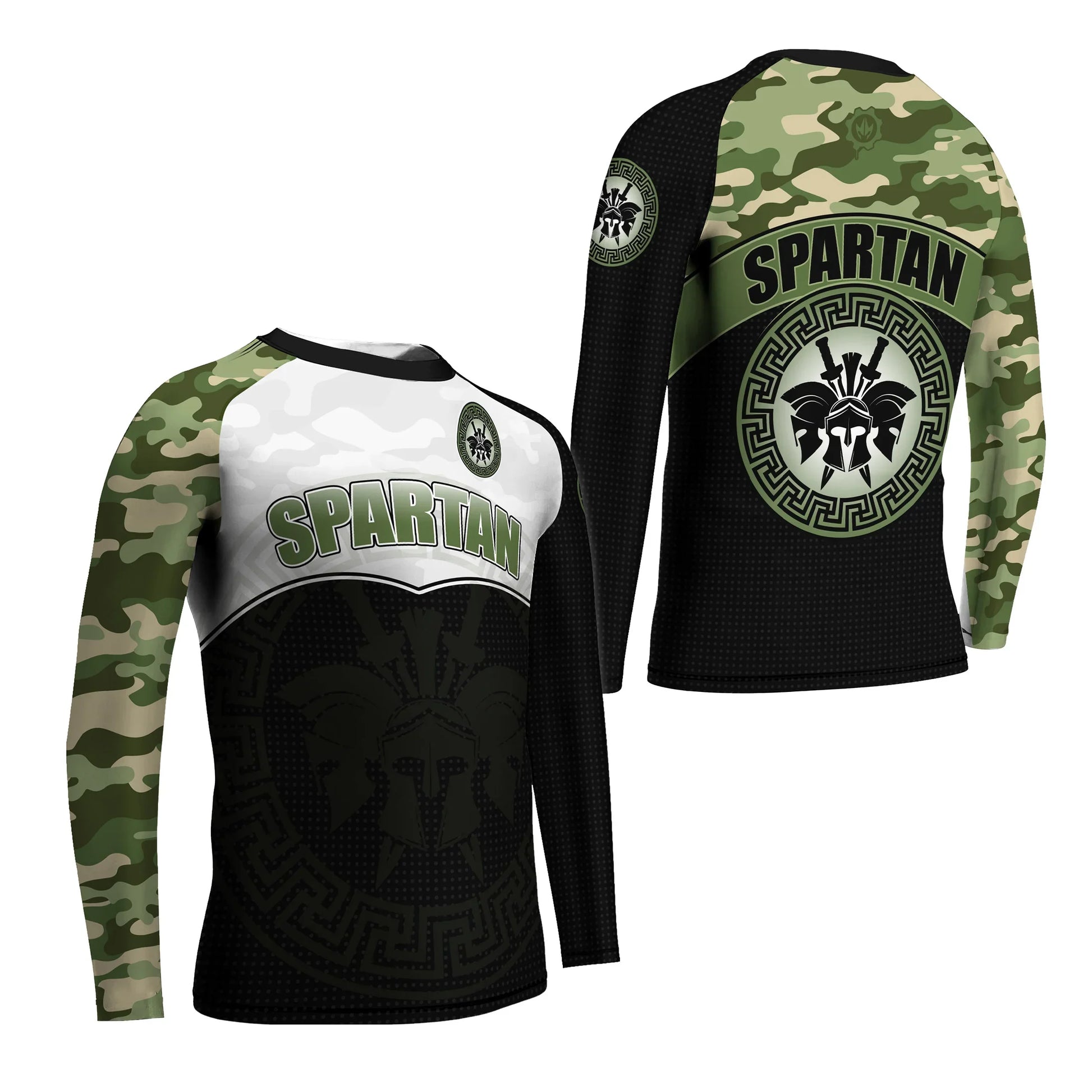 Spartan Camouflage Kids Rash Guard