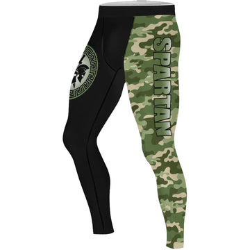 Spartan Camouflage Men's Compression Leggings