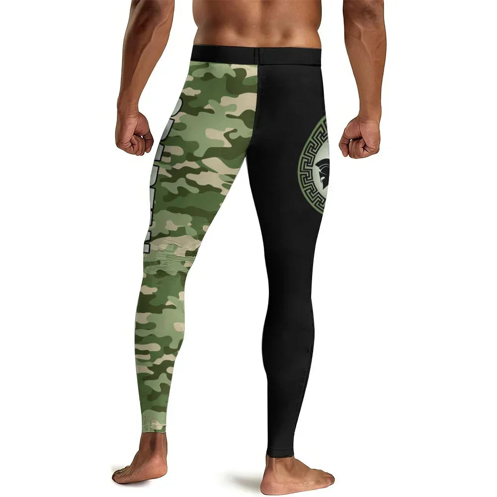 Spartan Camouflage Men's Compression Leggings