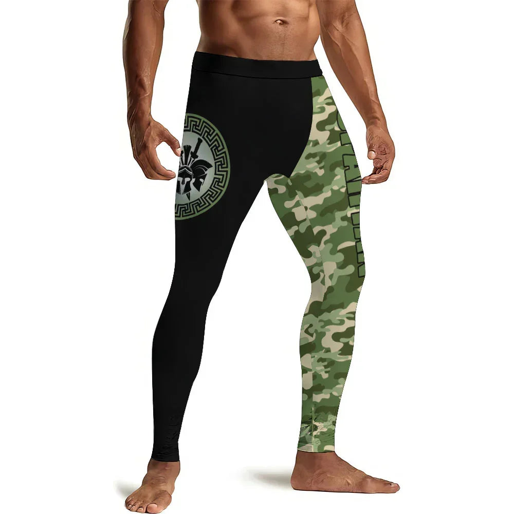 Spartan Camouflage Men's Compression Leggings
