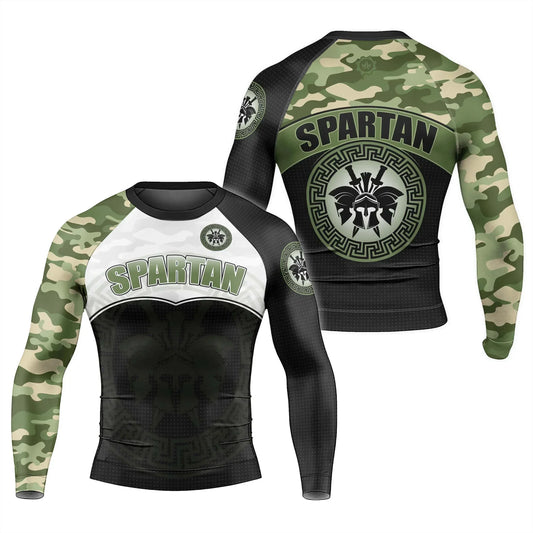 Spartan Camouflage Men's Long Sleeve Rash Guard