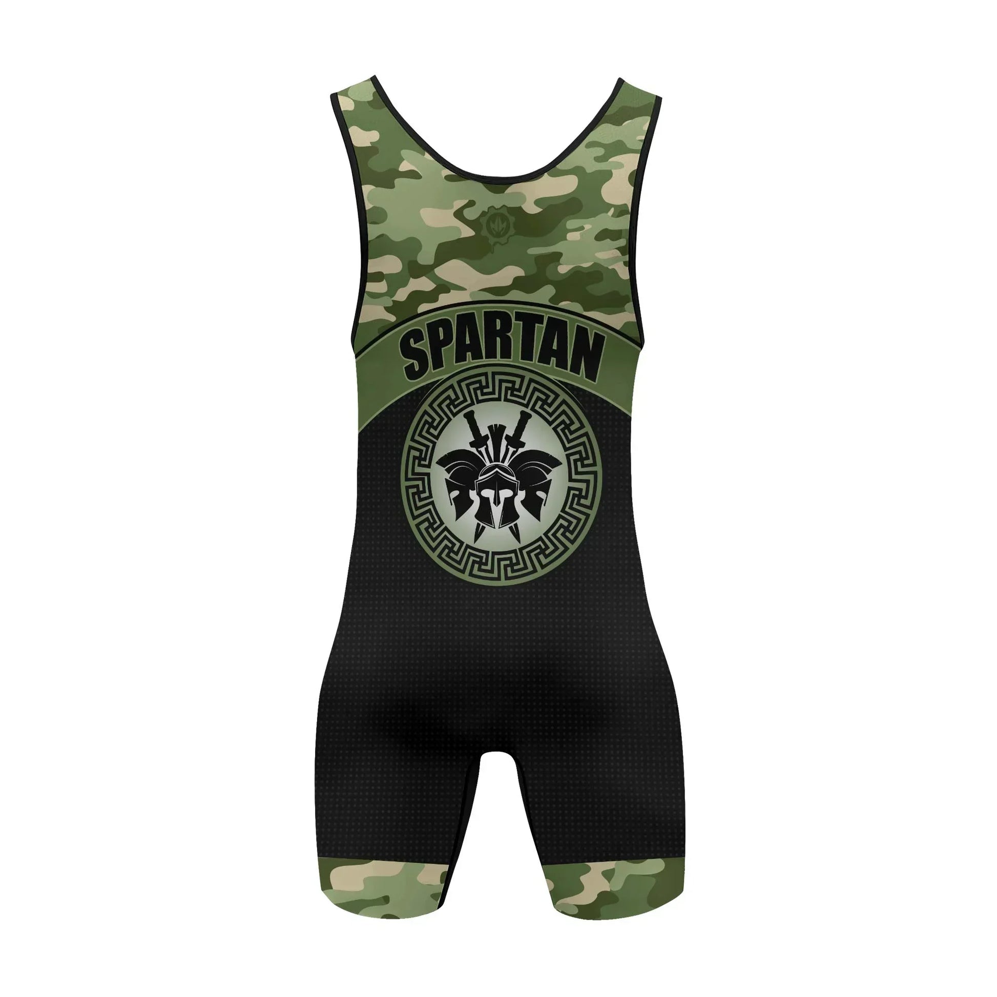 Spartan Camouflage Wrestling Singlets