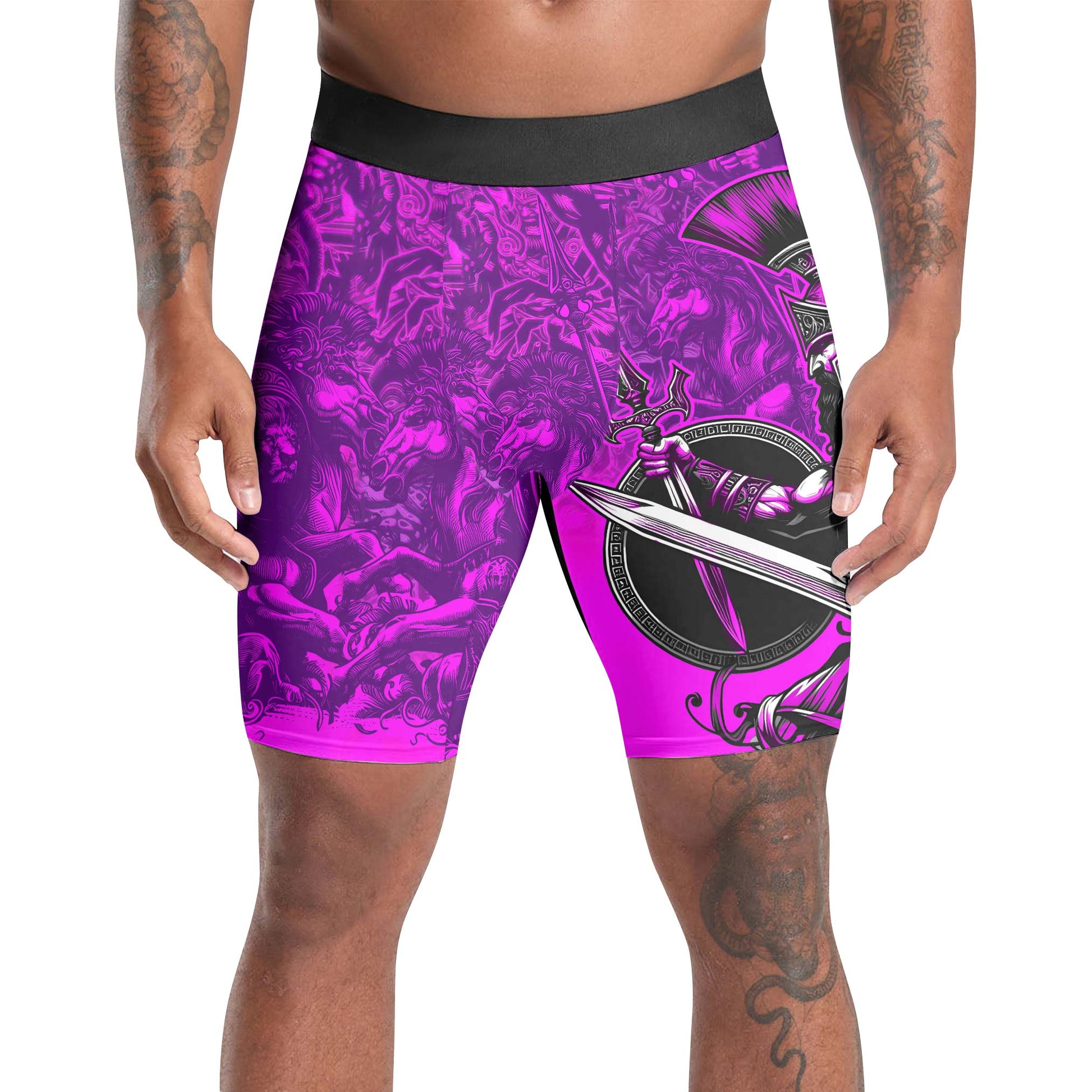 Spartan God Compression Shorts