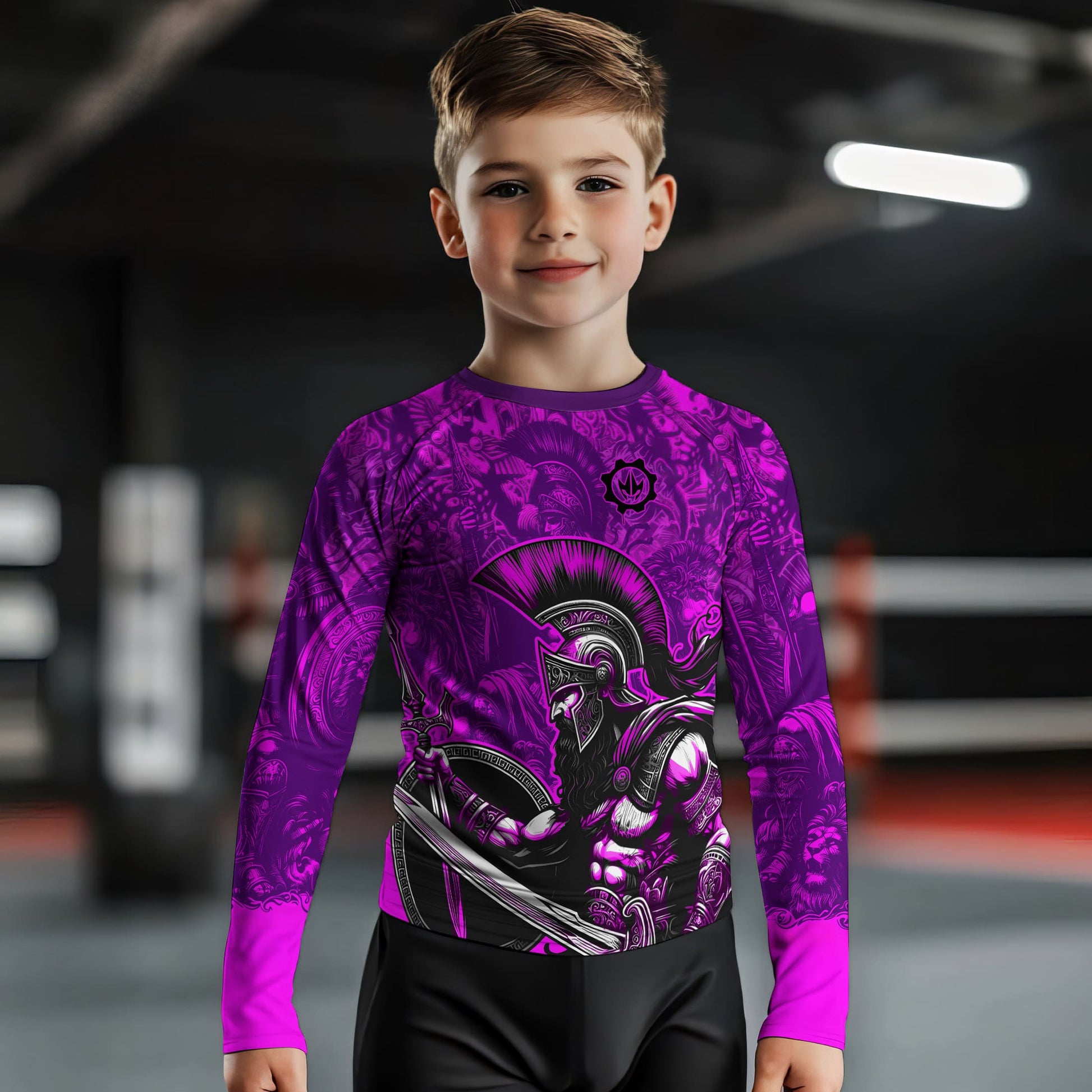 Spartan God Kids Rash Guard
