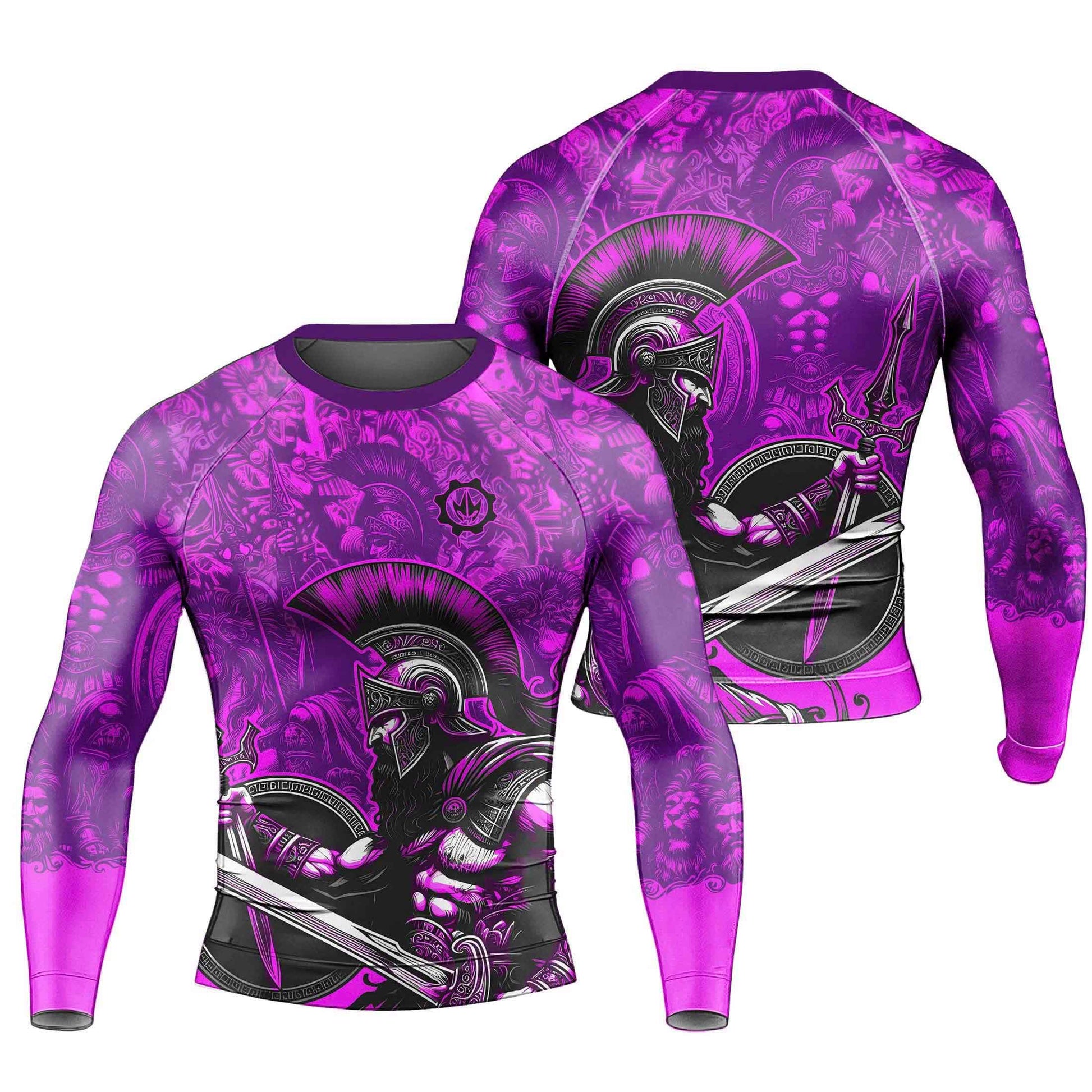 Spartan God Men's Long Sleeve Rash Guard