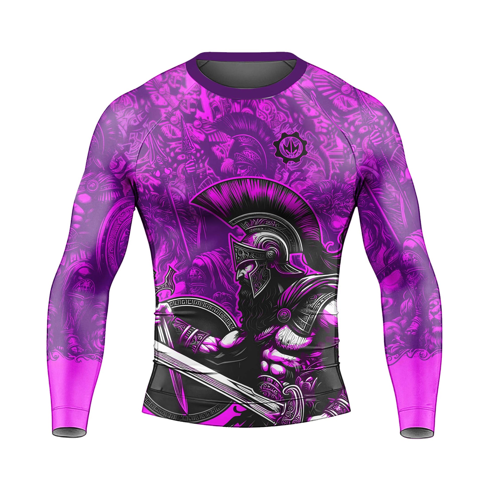 Spartan God Men's Long Sleeve Rash Guard