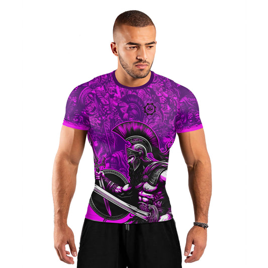 Spartan God Men's Short Sleeve Rash Guard