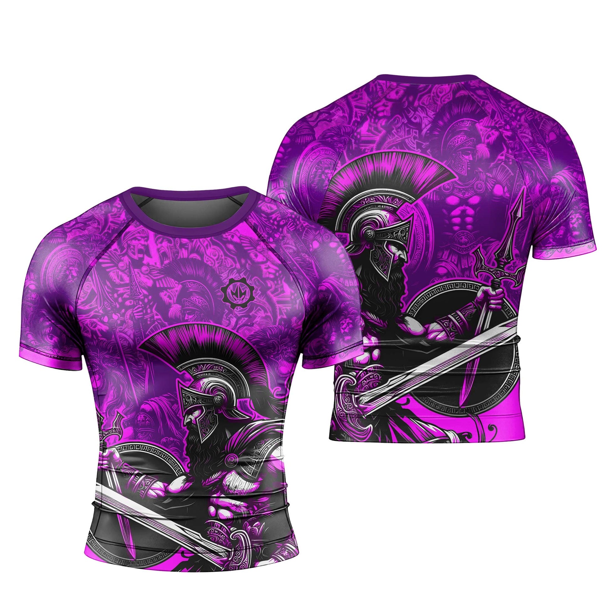 Spartan God Men's Short Sleeve Rash Guard