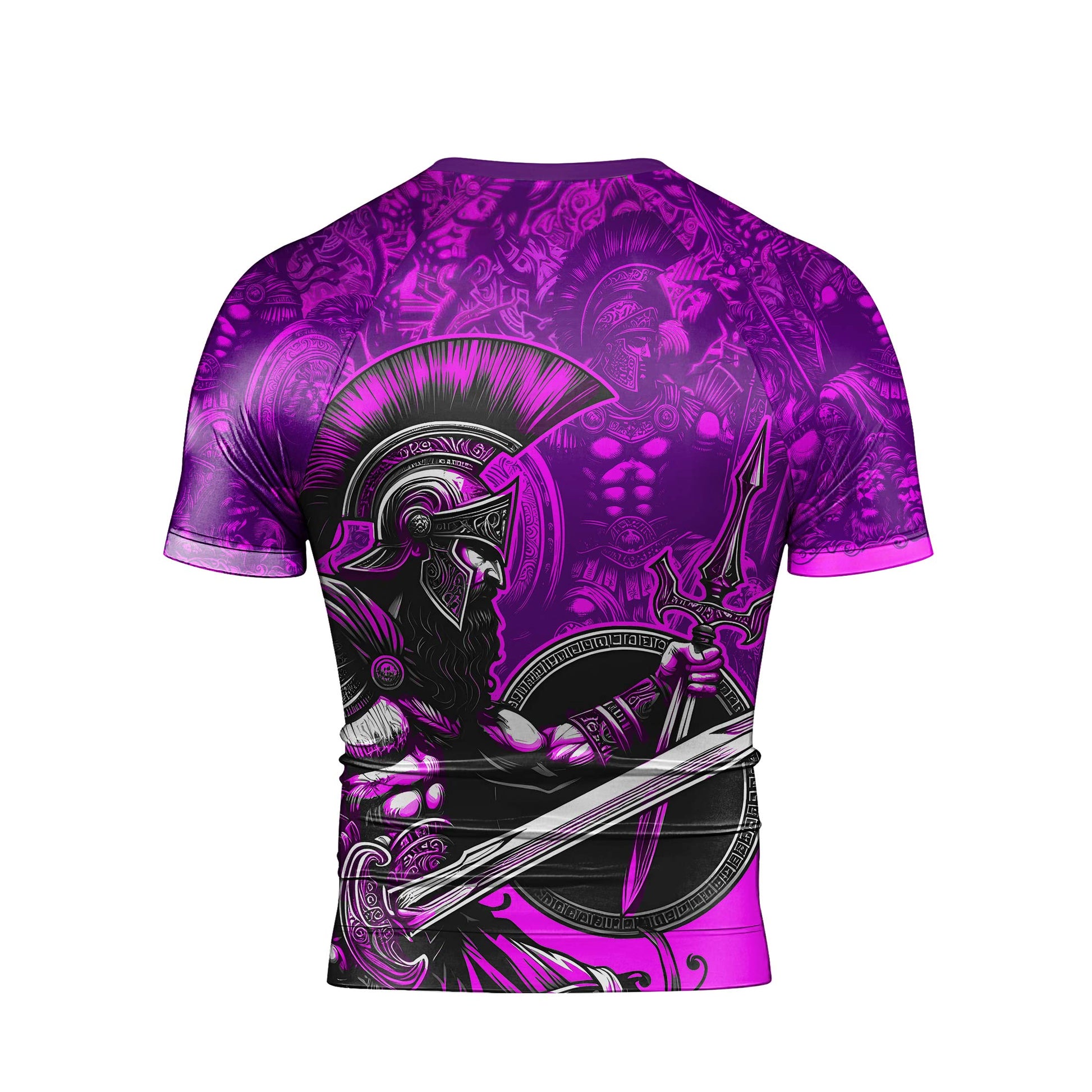 Spartan God Men's Short Sleeve Rash Guard