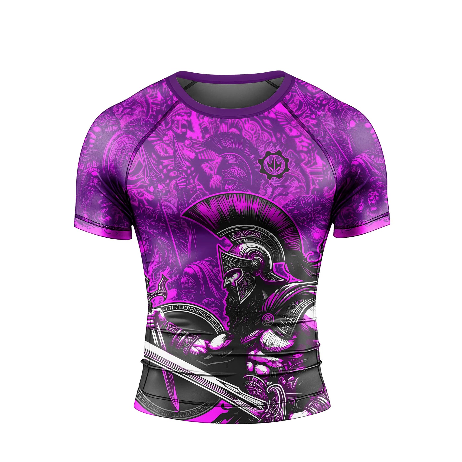 Spartan God Men's Short Sleeve Rash Guard