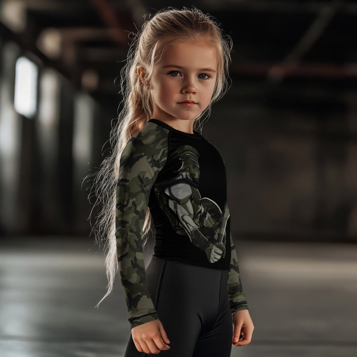 Spartan Guardian Kids Rash Guard - BattleFitGear