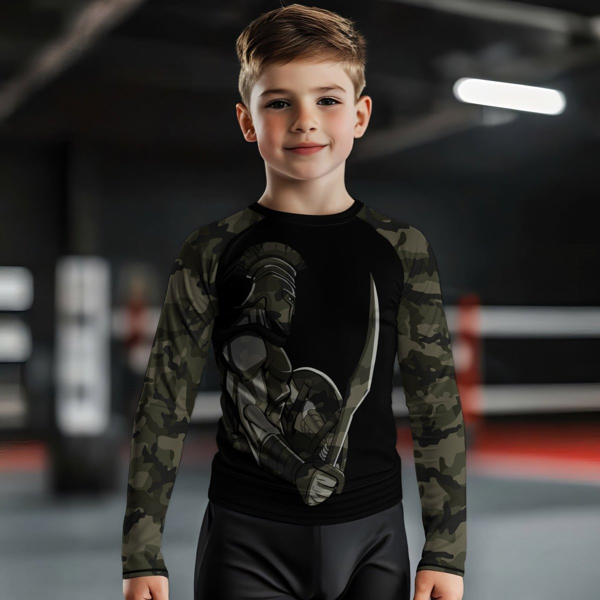 Spartan Guardian Kids Rash Guard - BattleFitGear