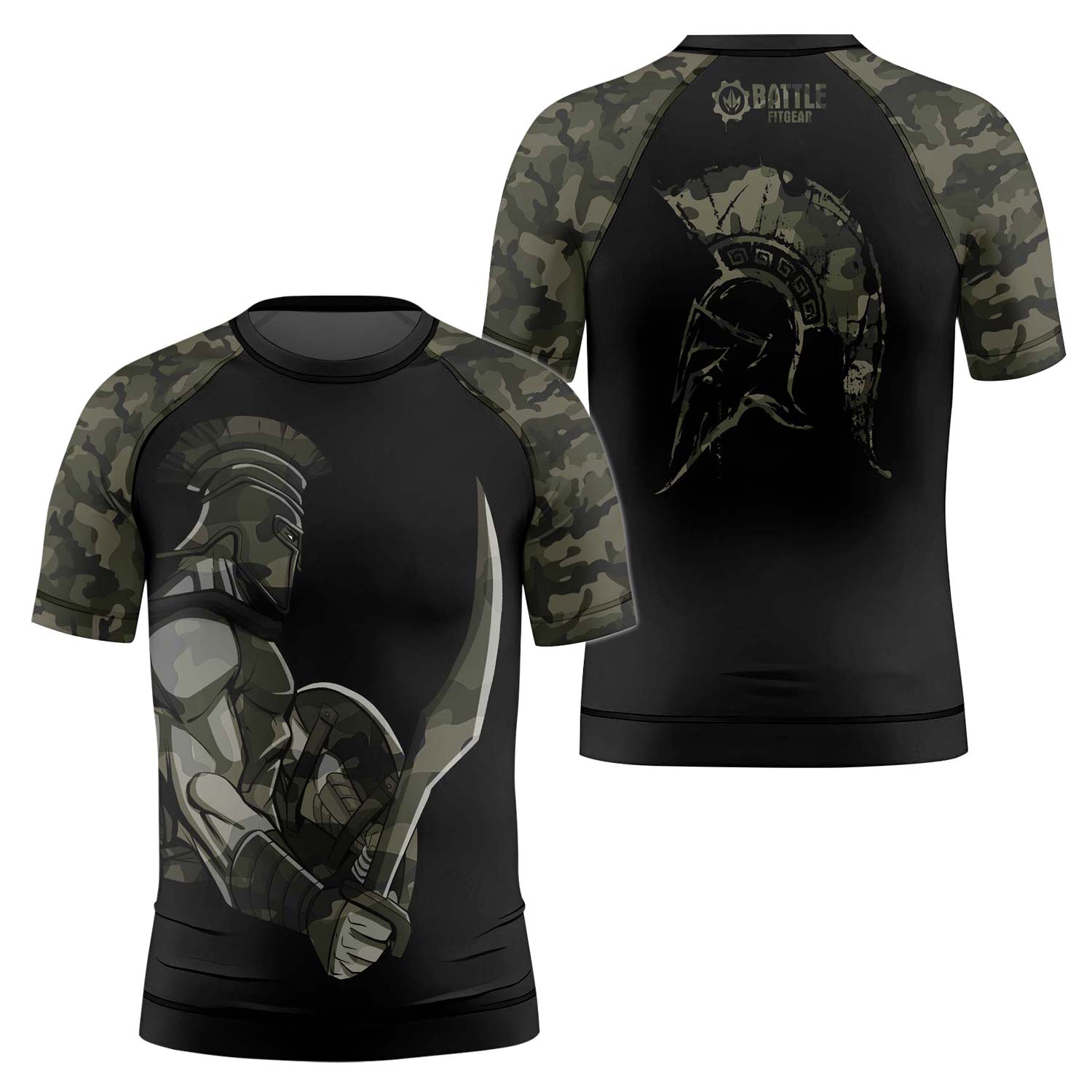 Spartan Guardian Kids Rash Guard - BattleFitGear