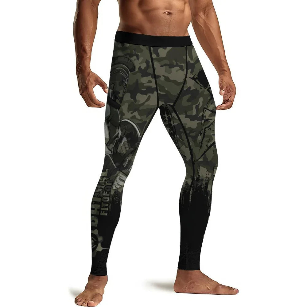 Spartan Guardian Men's Compression Leggings Yoga Tights