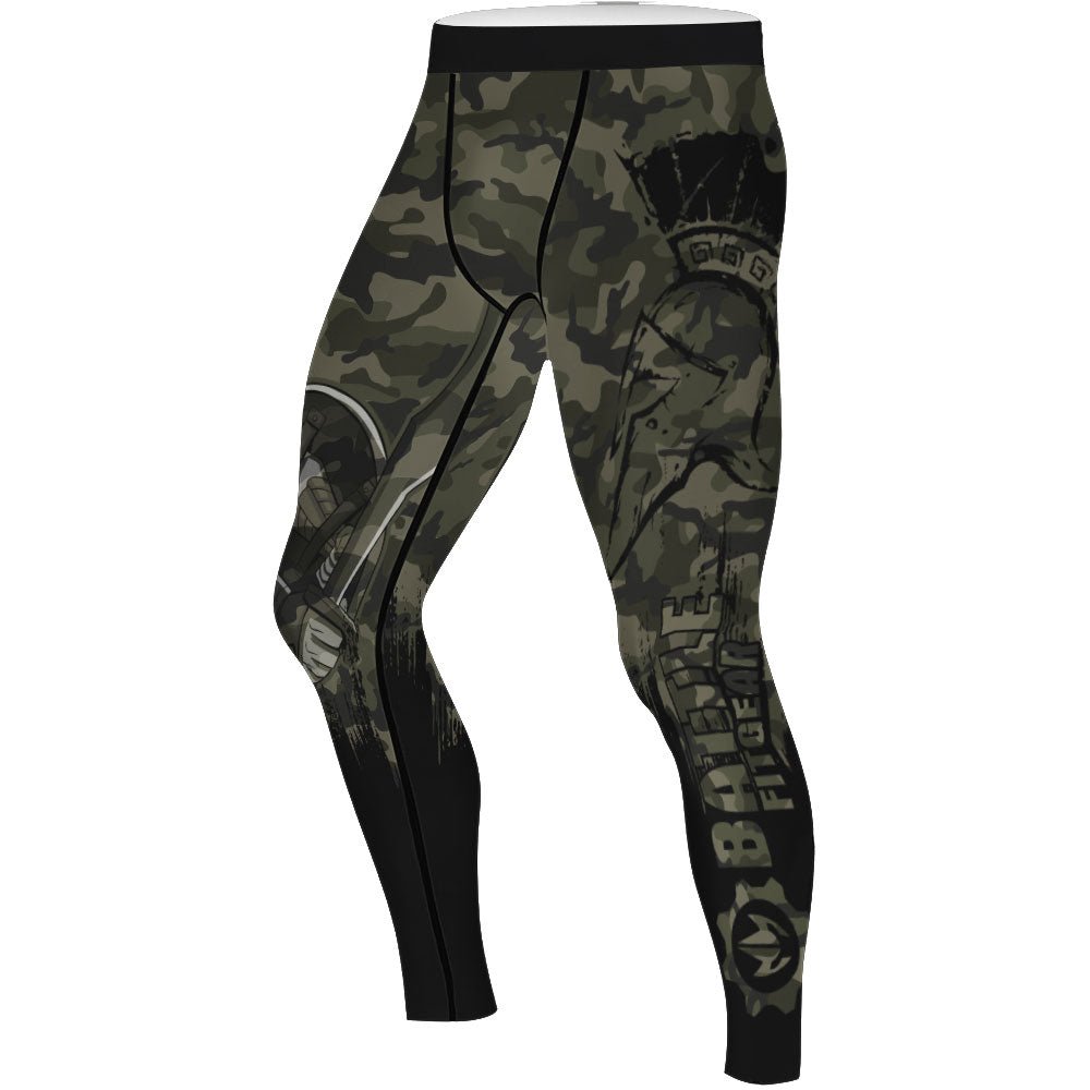 Spartan Guardian Men's Compression Leggings - BattleFitGear