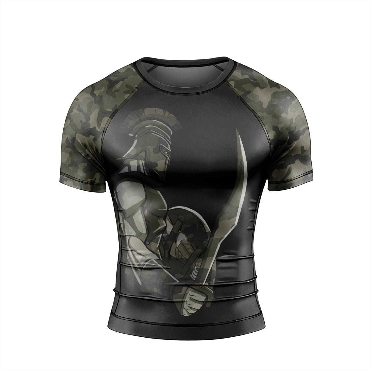 Spartan Guardian Men's Short Sleeve Rash Guard - BattleFitGear