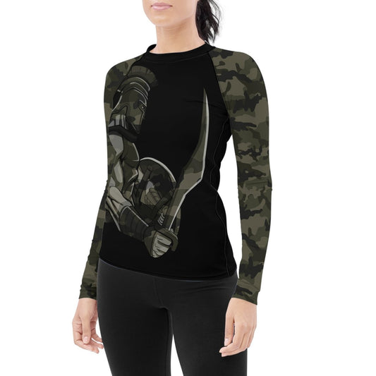 Spartan Guardian Women's Long Sleeve Rash Guard - BattleFitGear