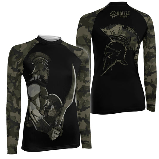 Spartan Guardian Women's Long Sleeve Rash Guard - BattleFitGear