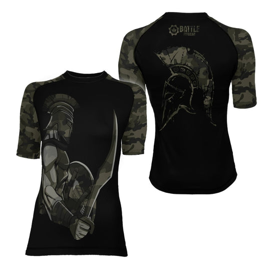 Spartan Guardian Women's Short Sleeve Rash Guard - BattleFitGear