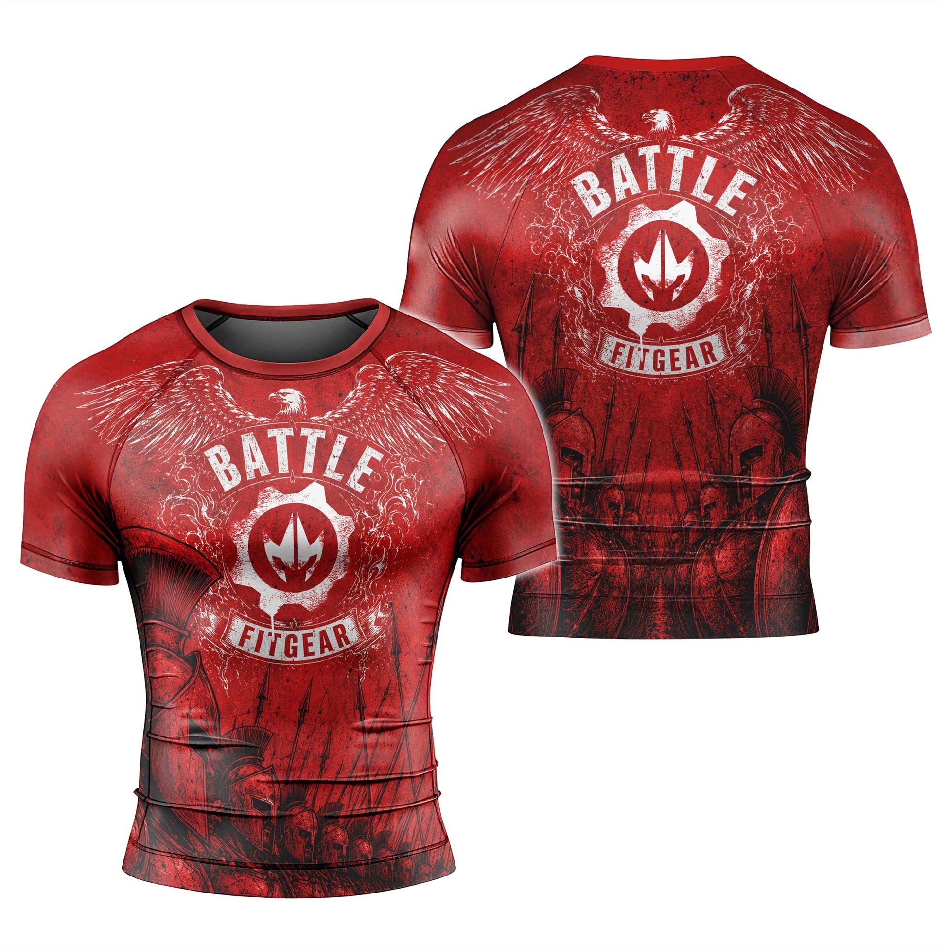 Spartan Legion Men's Short Sleeve Rash Guard