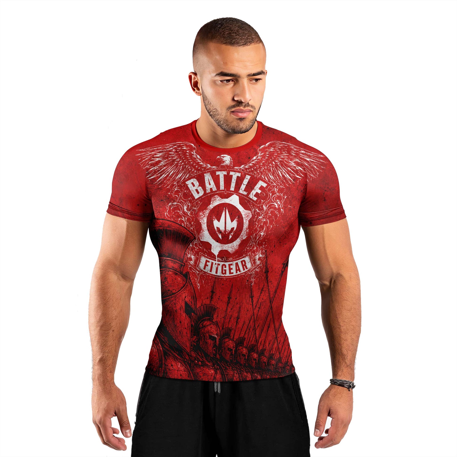 Spartan Legion Men's Short Sleeve Rash Guard