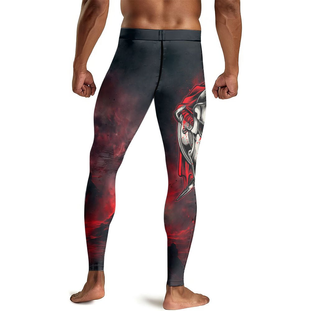 Spartan Mighty Warrior Men's Compression Leggings - BattleFitGear