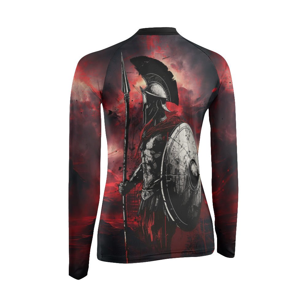 Spartan Mighty Warrior Women's Long Sleeve Rash Guard - BattleFitGear