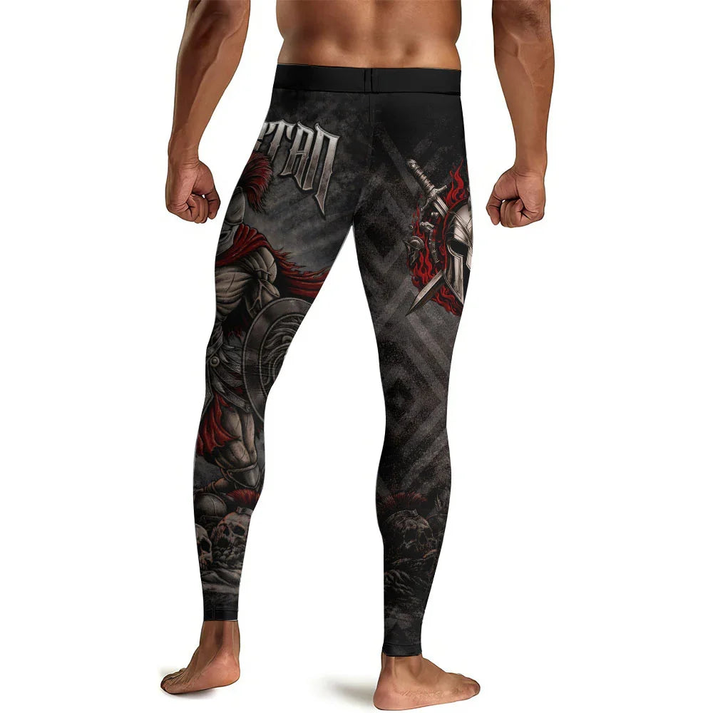 Spartan Rage Men's Compression Leggings