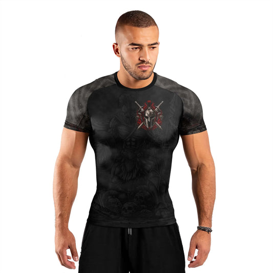 Spartan Rage Men's Short Sleeve Rash Guard